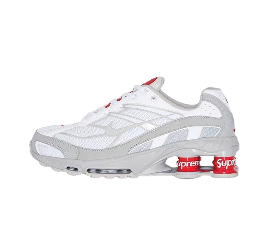 Nik Shox Ride 2 SP Supreme Branco Cinza Vermelho