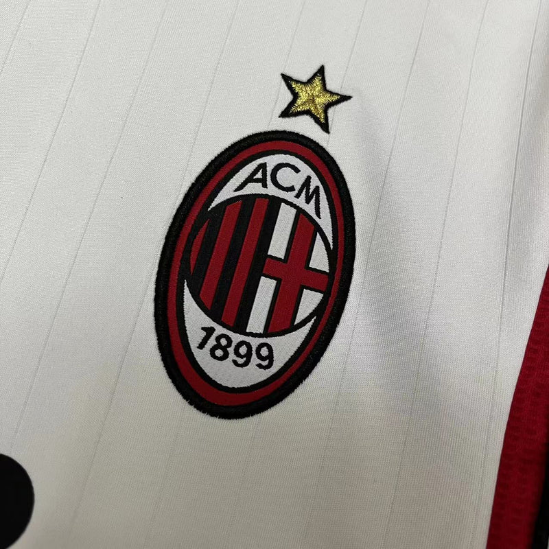 Camisa Retro Manga Longa Milan 2006/07