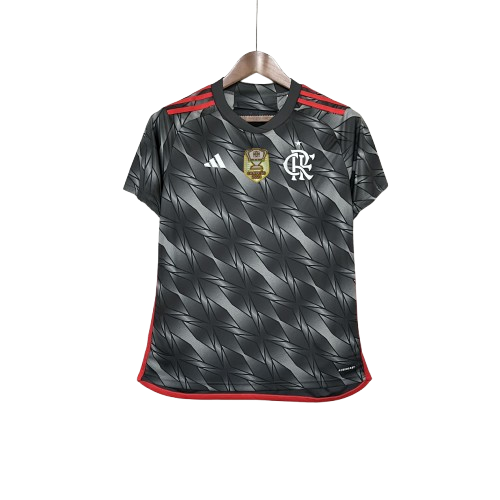 Camisa 3 Flamengo Feminina 2024/25 CAMPEÃO COPA DO BRASIL 2024