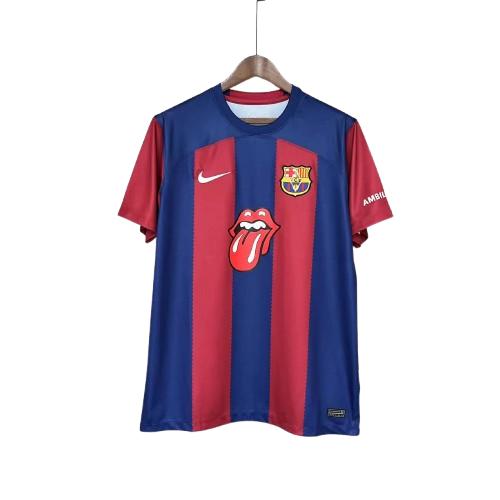 Camisa Barcelona x Rolling Stones 2023/24 Masculino