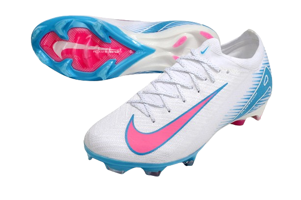 Chuteira Air Zoom Mercurial Vapor 16 Elite FG Campo - Branco e Azul