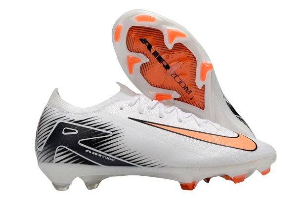 Chuteira Air Zoom Mercurial Vapor 16 Elite FG Campo - Branco e Preto