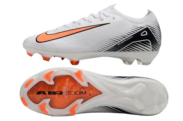 Chuteira Air Zoom Mercurial Vapor 16 Elite FG Campo - Branco e Preto