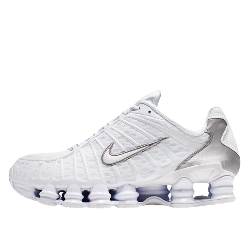 Nik Shox TL Branco Metálico Prata