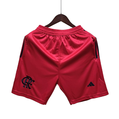 Shorts Flamengo 2023/24 Vermelho com Bolso Zyper