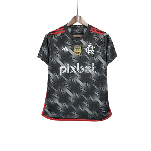 Camisa 3 Flamengo Feminina 2024/25 CAMPEÃO COPA DO BRASIL 2024